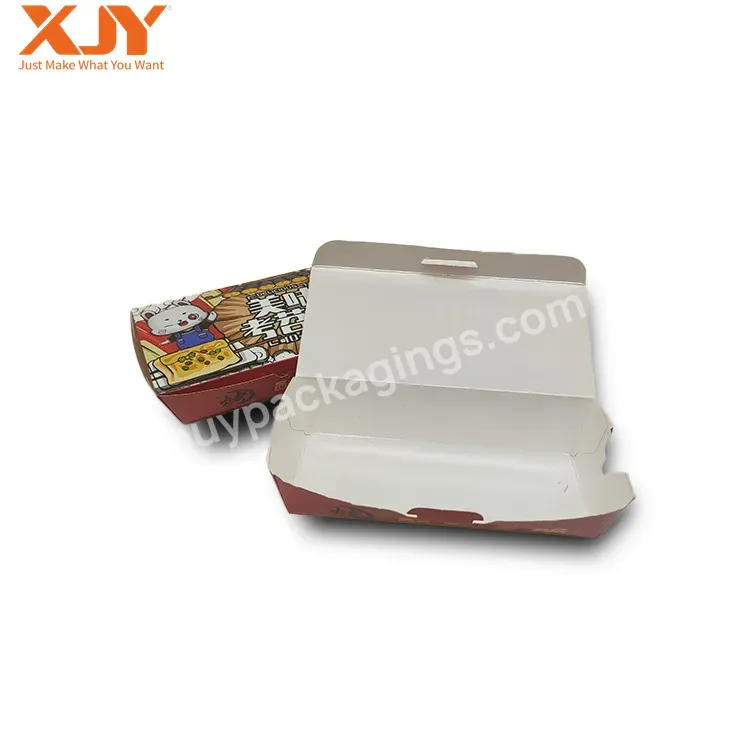 High Quality Custom Size Paper Cake Box Pastry Box With A Clear Pet Lid For Sandwich Swiss Roll Cake And Fast Food Packaging