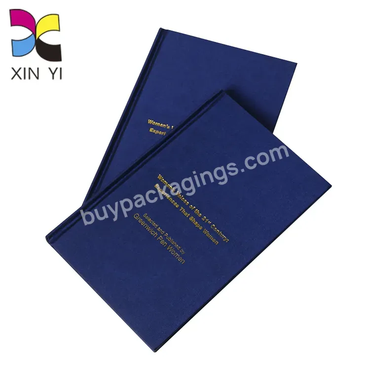 High Quality Customize Cloth Book Hardcover Novels Books Fabric Sample Book