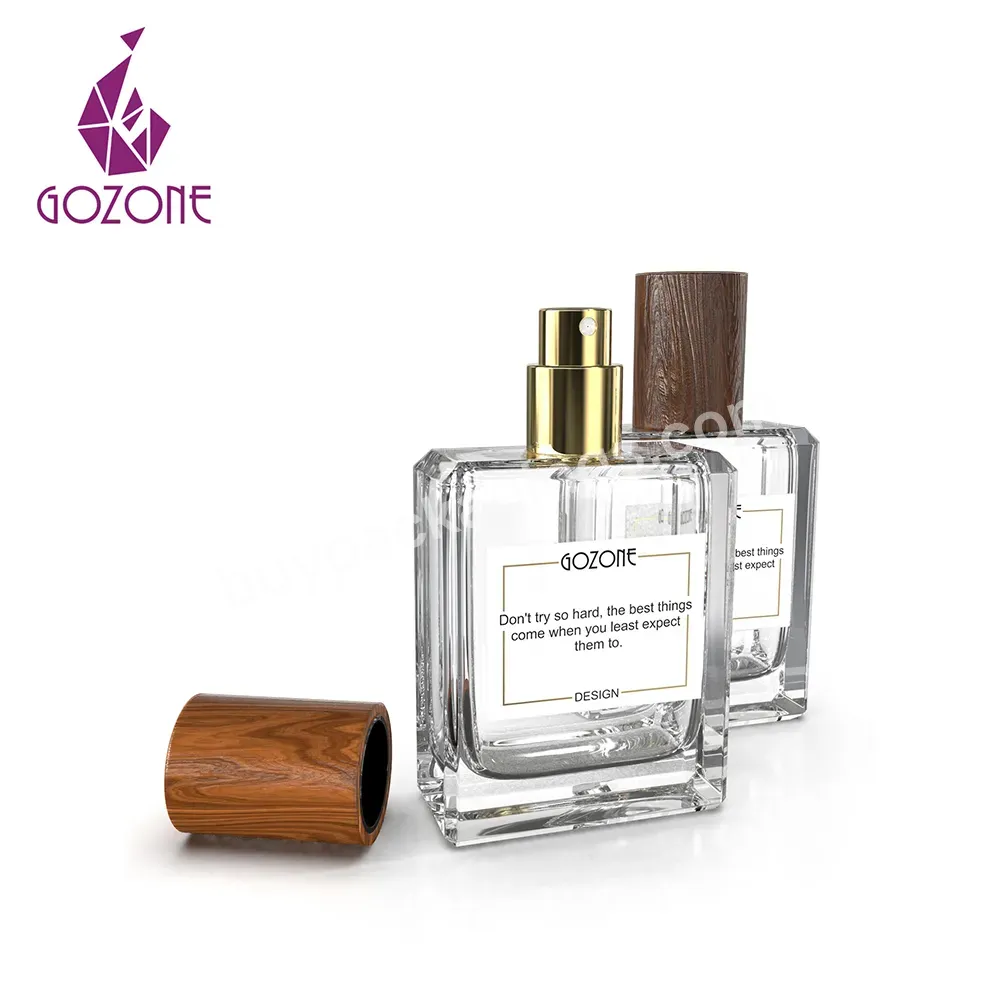 High Quality Customize Square Glass Luxury Bottle Bottles Manufacturer For Perfume Packaging