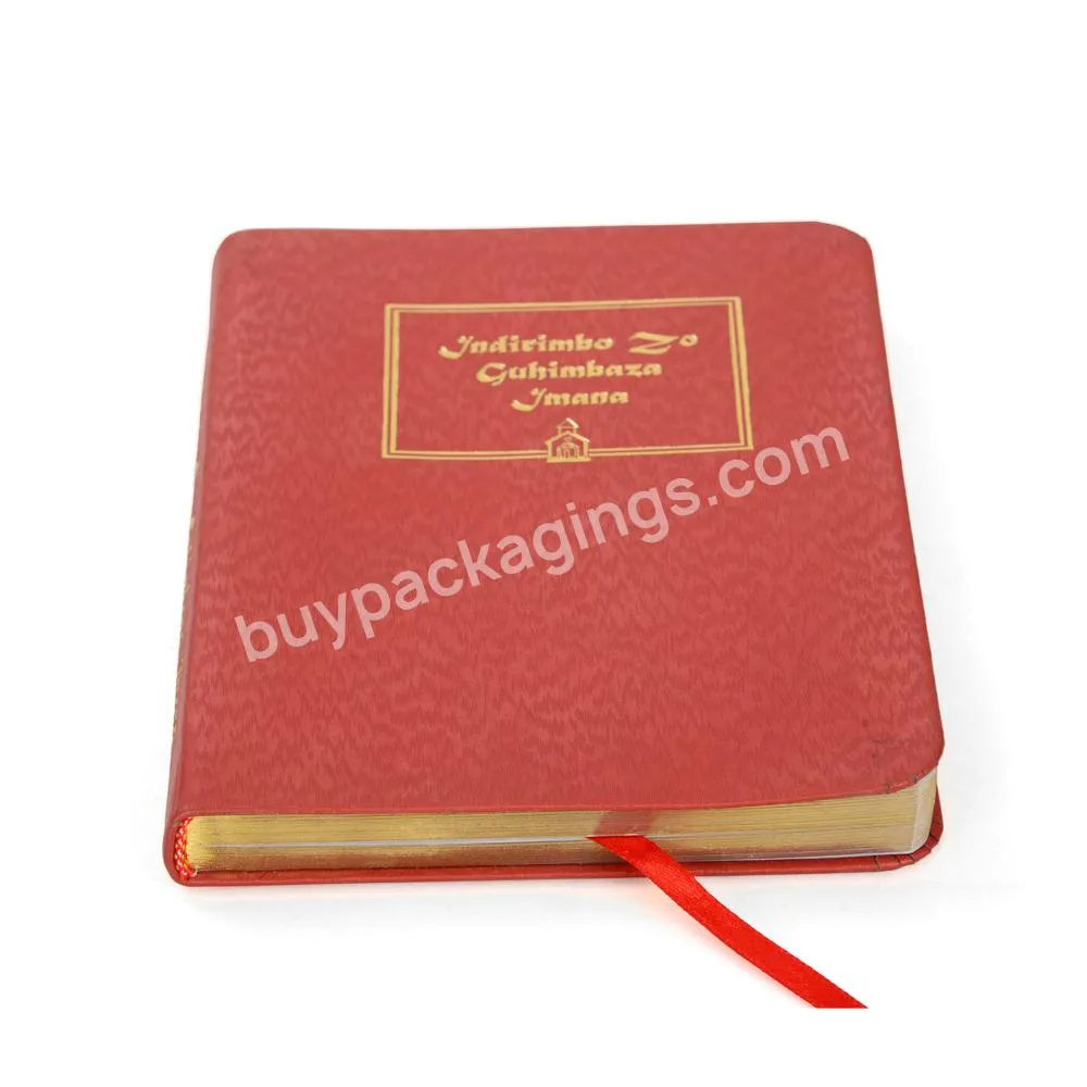 High Quality Customized Hardcover Book Printing With Gold Edge Cover