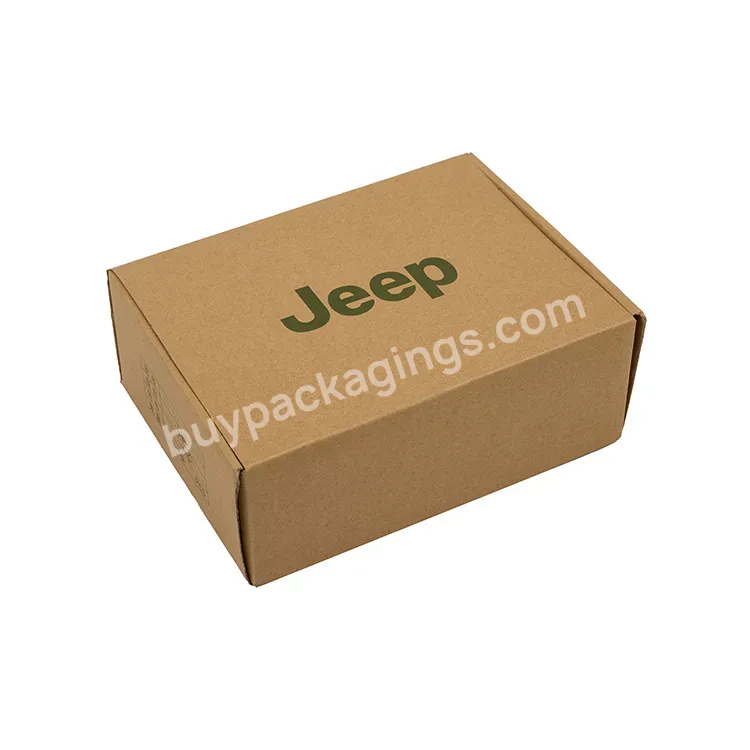 High Quality Customized Packaging Box Tab Lock Folding Corrugated Mailing Paper Box