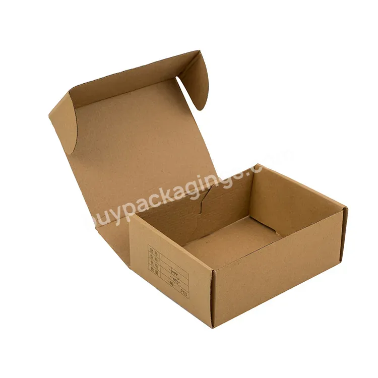 High Quality Customized Packaging Box Tab Lock Folding Corrugated Mailing Paper Box