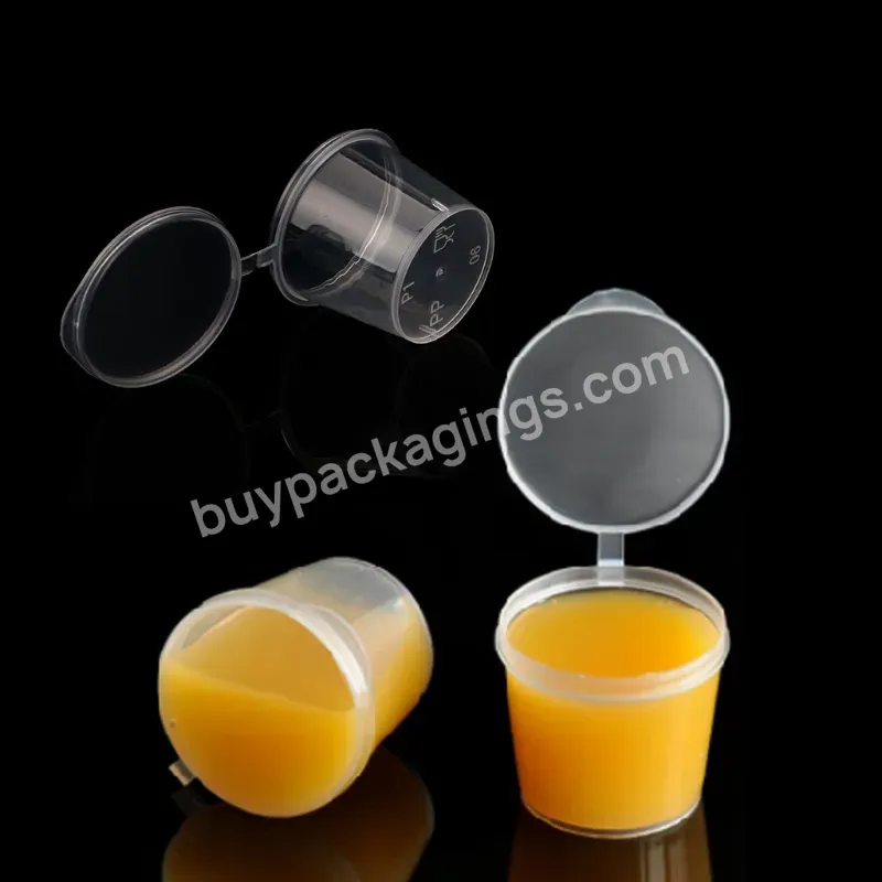 High Quality Dessert Yogurt Small Box Home Party Disposable Pudding Plastic Jelly Cup With Lid