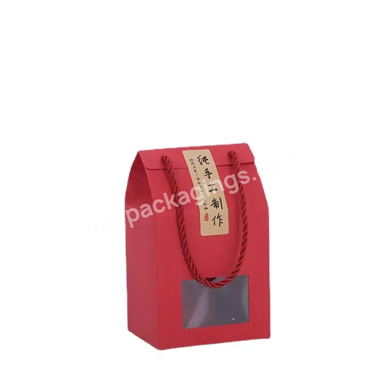High Quality Die Cut Good Price Storage Nut Gift Paper Box With Clear Window