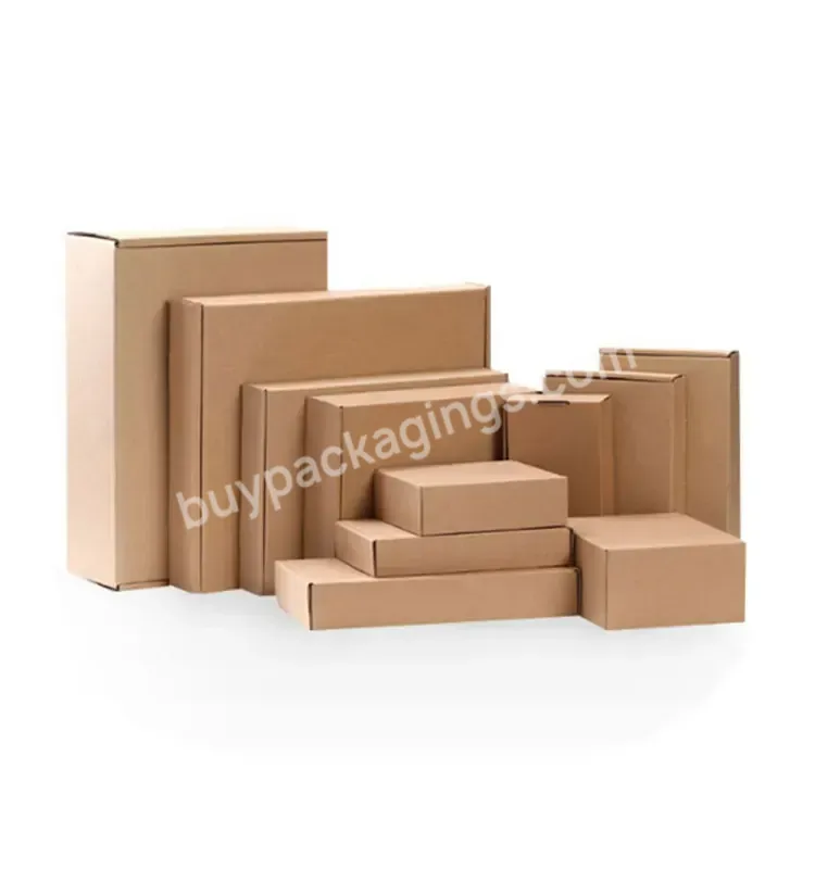 High Quality E-commerce Personalised Black Kraft Mailer Boxes Custom Box Packaging Mailer Box