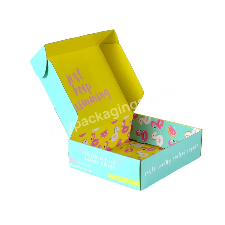 High Quality E Flute Corrugated Hard Cardboard Box Cosmetic E-commerce Mailing Custom Shipping Boxes For Skincare Bottle Set