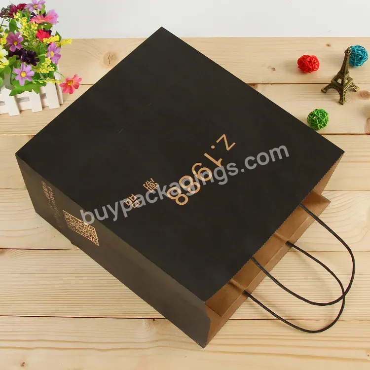 High Quality Eco Friendly Biodegradable Shopping Bag Paper Bags Foldable Reusable Logo Custom Printing Gift Bag