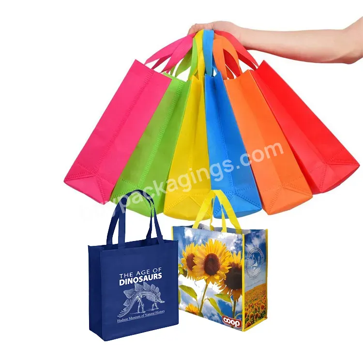 High Quality Eco Friendly Custom New Design Logo Printed Quilt Reutilizable Bag Reusable Nonwoven Spunbond Shopping Bag