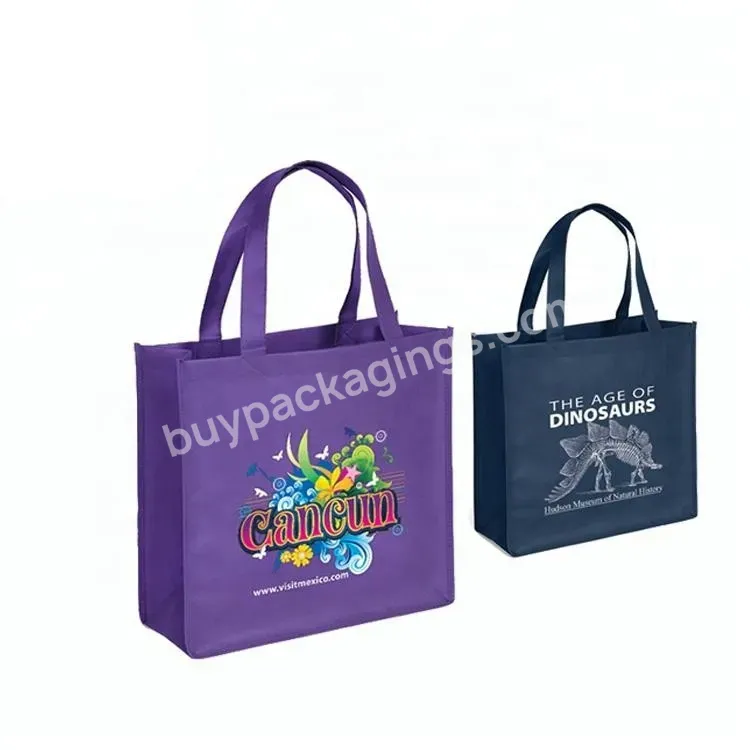 High Quality Eco Friendly Custom New Design Logo Printed Quilt Reutilizable Bag Reusable Nonwoven Spunbond Shopping Bag