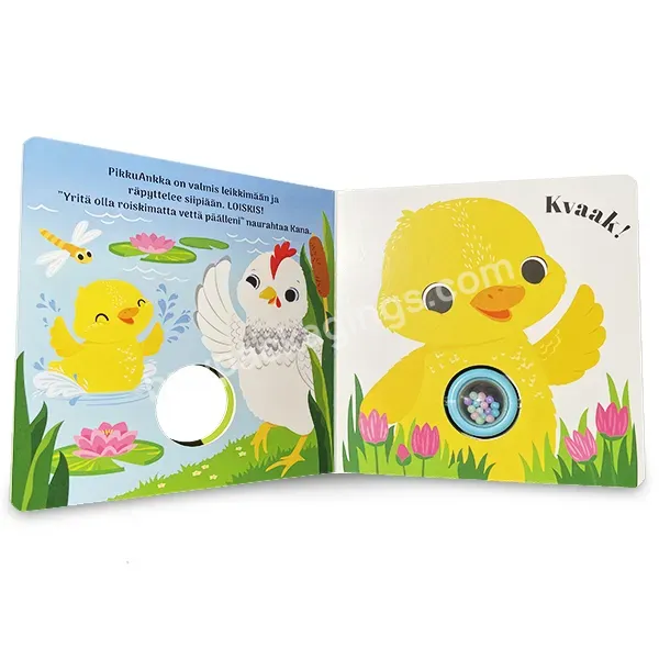 High Quality Eco-friendly Custom Printed Children Cardboard Board Book Printing