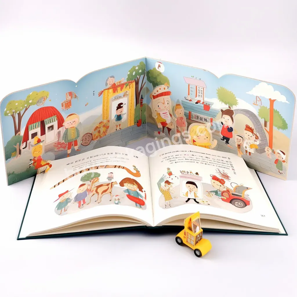 High Quality Eco-friendly Custom Printed Children Picture Cardboard Board Book Printing On Demand For Kids