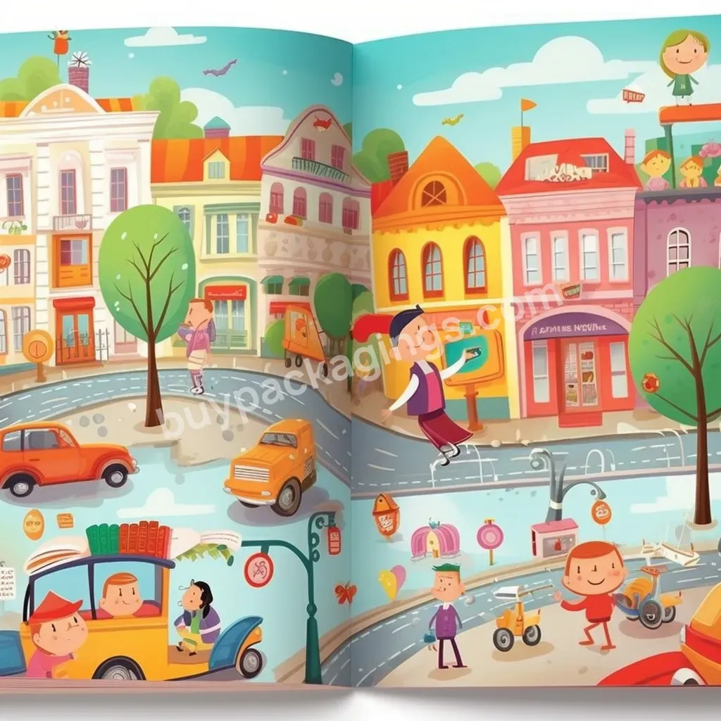 High Quality Eco Friendly Kids Board Books Custom Printing For Babies Cardboard Story Books Printing