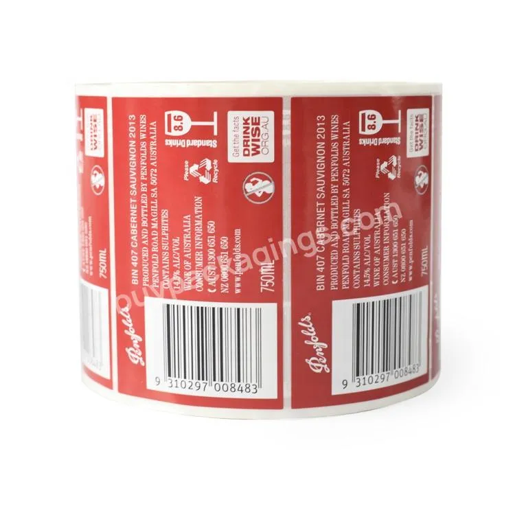 High Quality Eco-Friendly Logistics Information Printing Sticker Label Roll