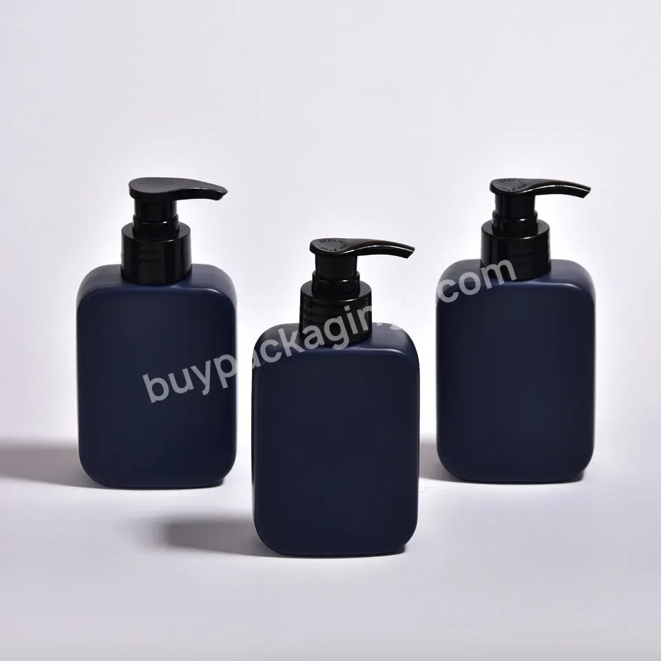 High Quality Empty 150ml Plastic Blue Shampoo Bottle With Lotion Pump Custom Logo Body Wash And Hair Conditioner Lotion Bottle