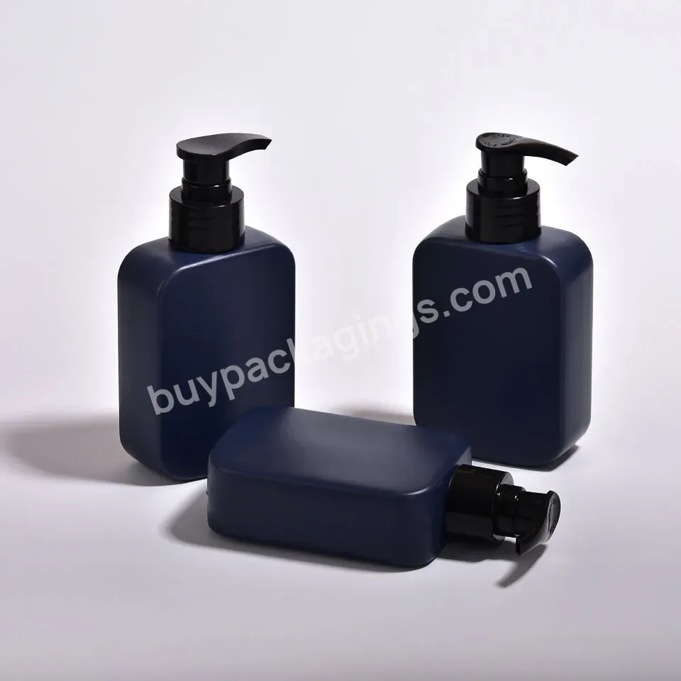 High Quality Empty 150ml Plastic Blue Shampoo Bottle With Lotion Pump Custom Logo Body Wash And Hair Conditioner Lotion Bottle