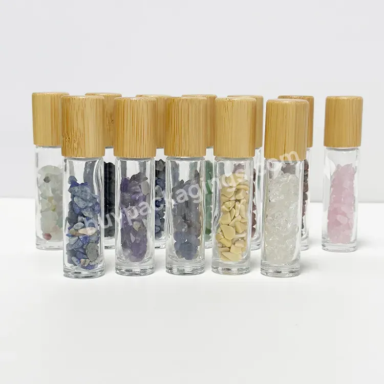 High Quality Empty 3ml 5ml 10ml 30ml 50ml 1/3 Oz Clear Essential Oil Deodorant Beads Metal Roller Perfume Roll On Glass Bottle