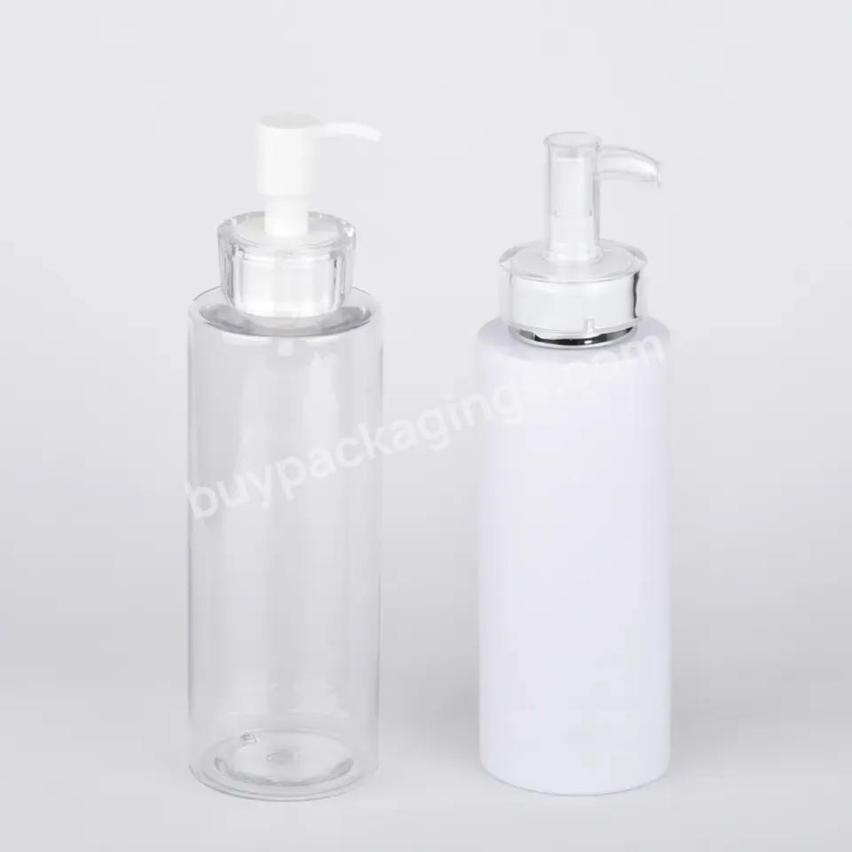 High Quality Empty Packaging White 250ml 300ml 400ml Pet Body Lotion Hair Conditioner Shampoo Lotion Bottle