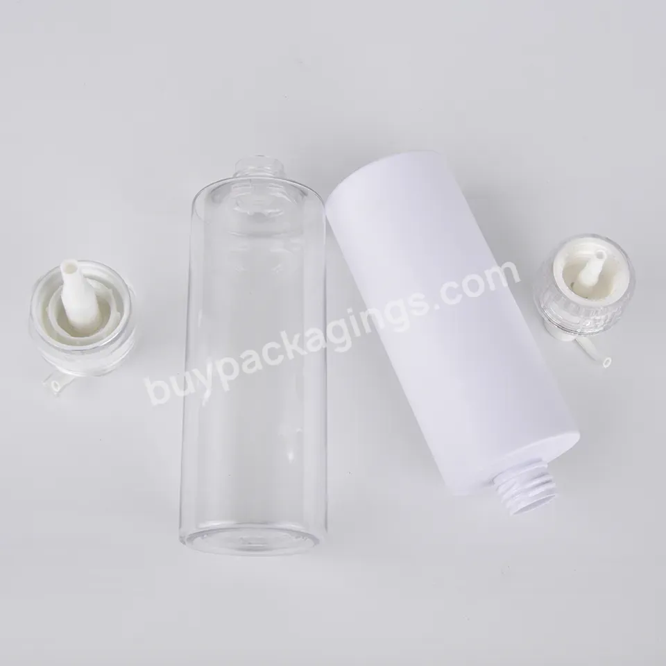 High Quality Empty Packaging White 250ml 300ml 400ml Pet Body Lotion Hair Conditioner Shampoo Lotion Bottle