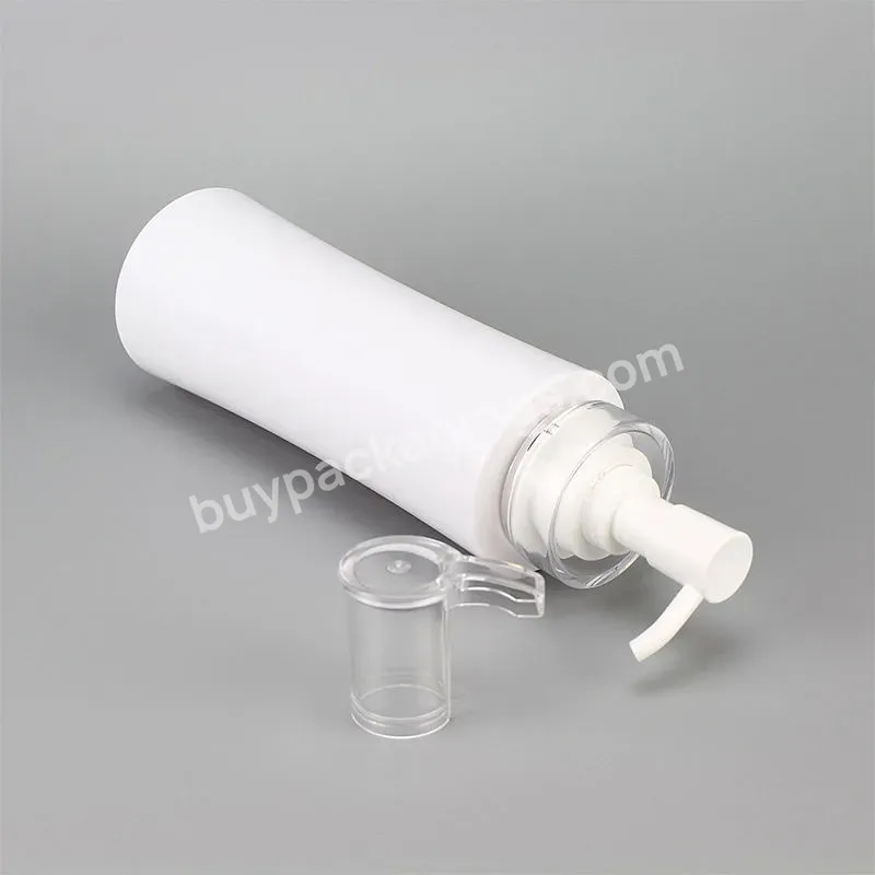 High Quality Empty Packaging White 250ml 300ml 400ml Pet Body Lotion Hair Conditioner Shampoo Lotion Bottle