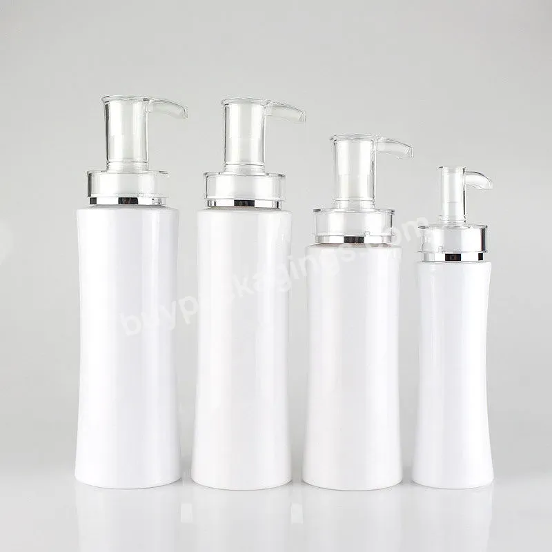 High Quality Empty Packaging White 250ml 300ml 400ml Pet Body Lotion Hair Conditioner Shampoo Lotion Bottle