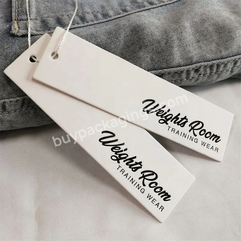 High Quality Factory Price Custom Design Logo Paper Gar Garment Hangtag Labels Clothing Hang Tags