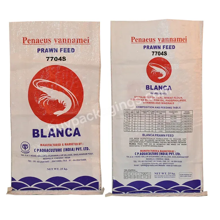 High Quality Film Oem 10kg Transparent Laminated Fertilizer Pp Woven Bag For Rice