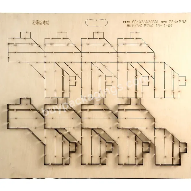 High-quality Flat Die Mold Custom Wood Cutting Mold Professional Mold Production For Packaging