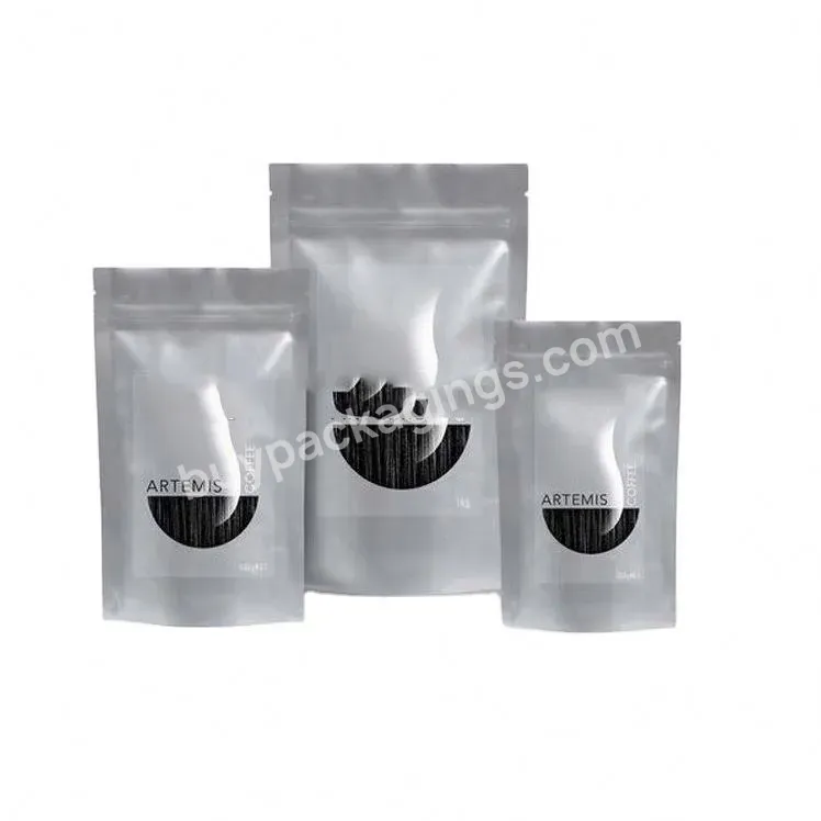 High Quality Food Grade Custom Printing Aluminum Plastic Coffee Bag Packaging With Clear Window