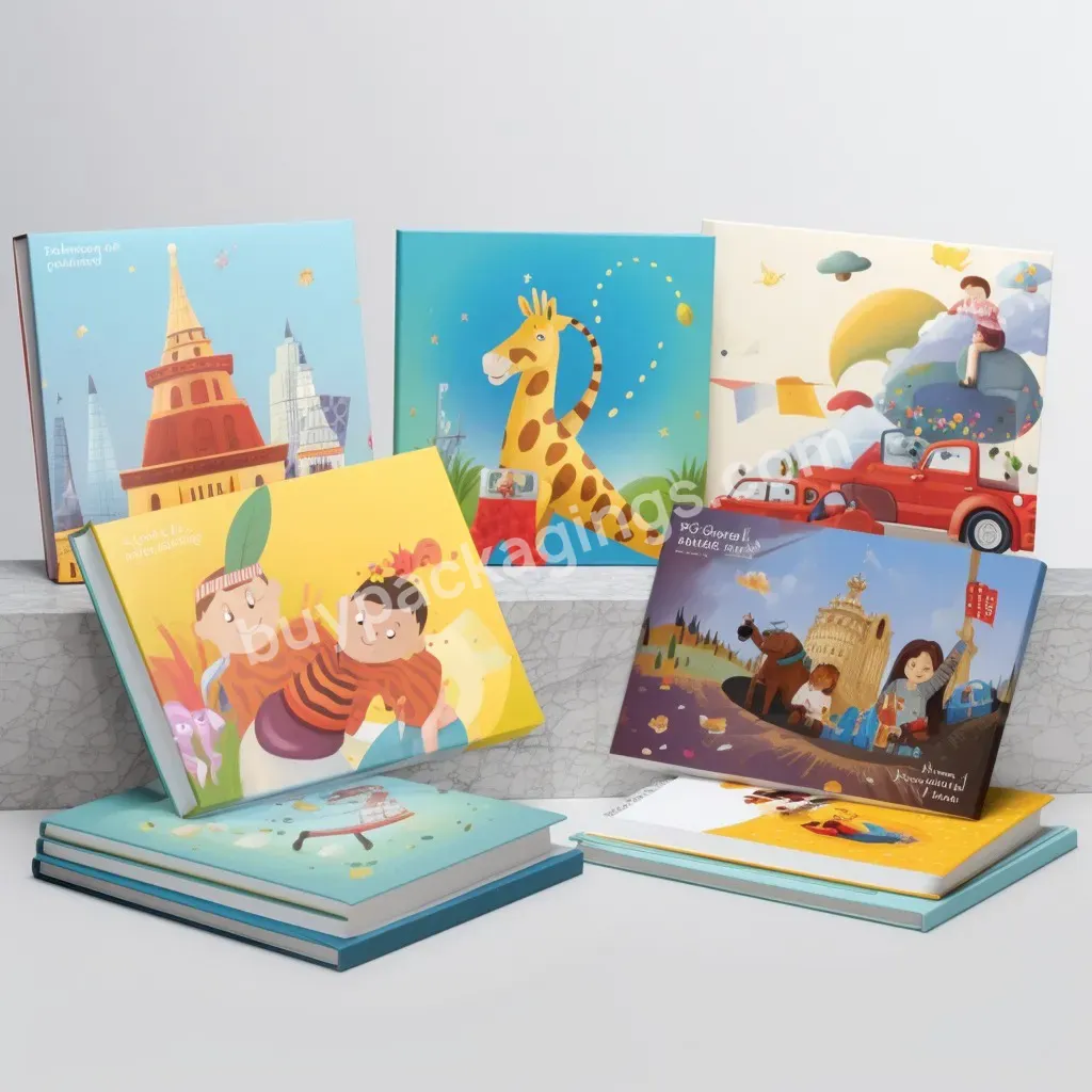 High Quality Full Color Board Book Printing Service For Children Board Books Printing Factory