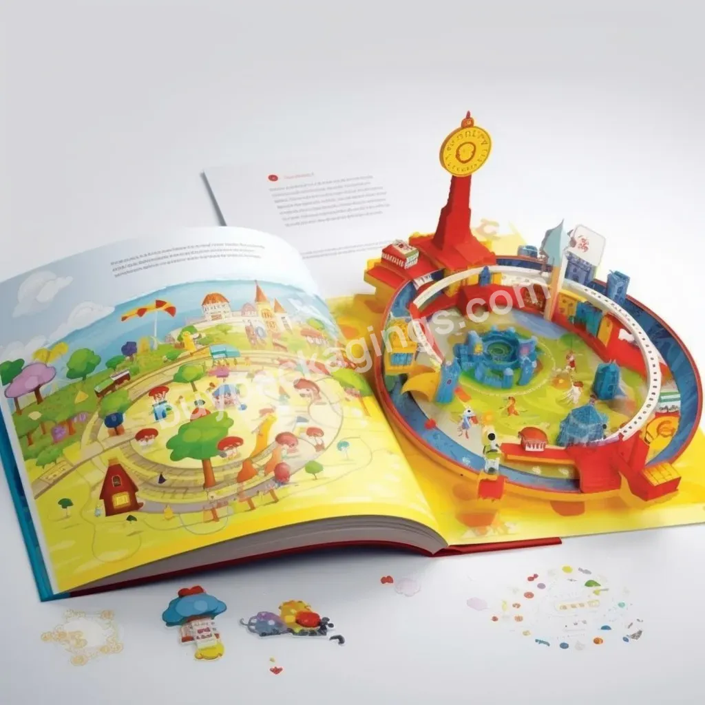 High Quality Full Color Board Book Printing Service For Children Board Books Printing Factory