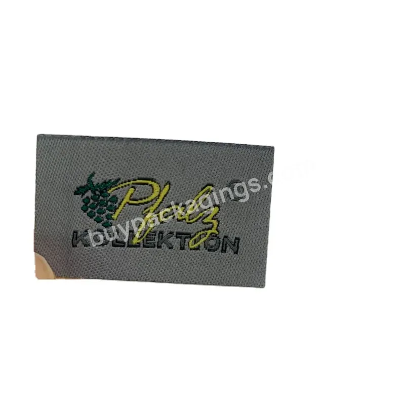 High Quality Garment Accessories Supplier Custom Logo Jacquard Woven Polyester Fabric Clothing Labels For Shirt - Buy Eco Textile Fabric Tags Manufacturer Design Custom Made Brand Fashion Logo Main Woven Labels For Hats Inner,Low Moq Clothes Polyeste