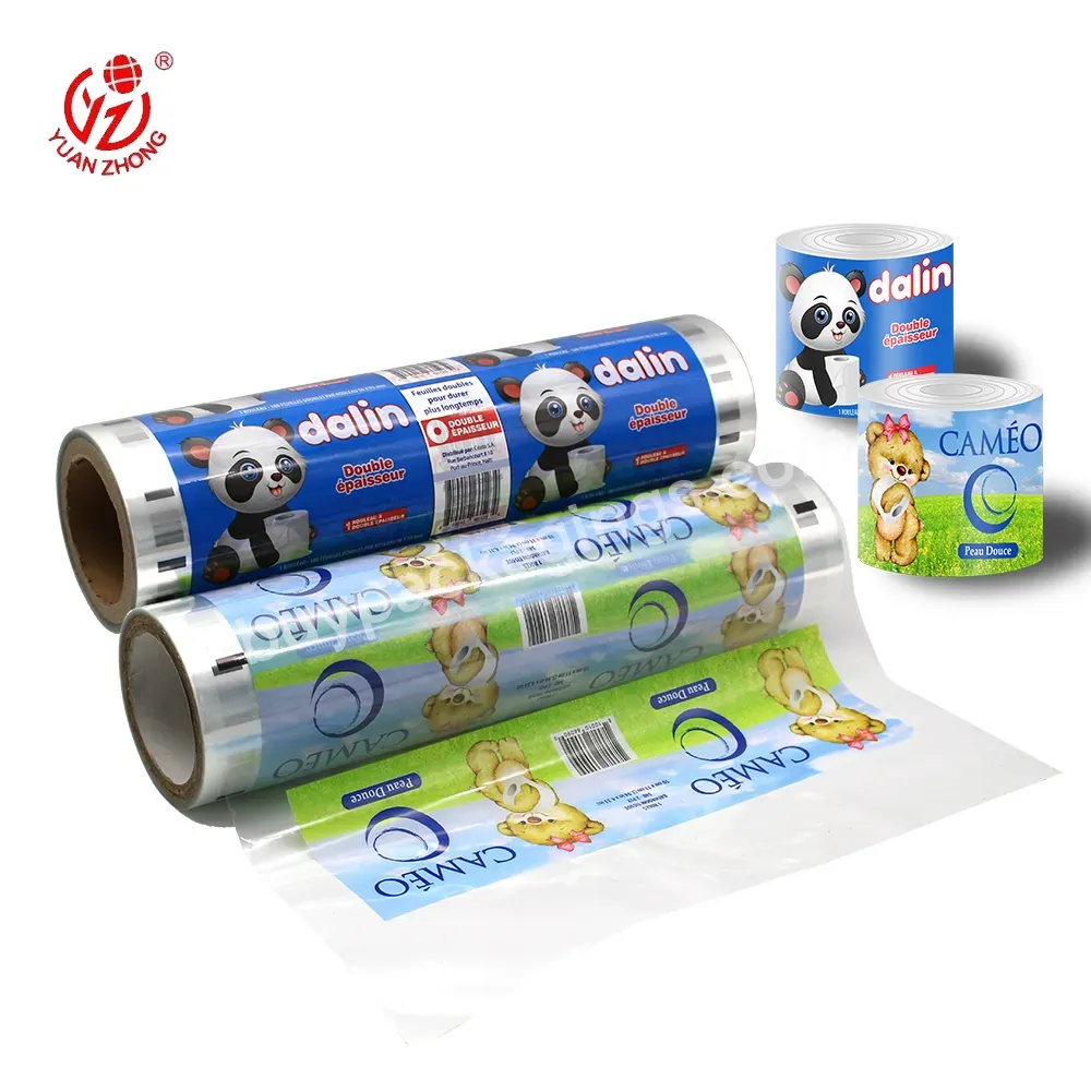 High Quality Good Price Custom Printed Toilet Paper Wrapping Material Packaging Film Spp/cpp Plastic Film Roll