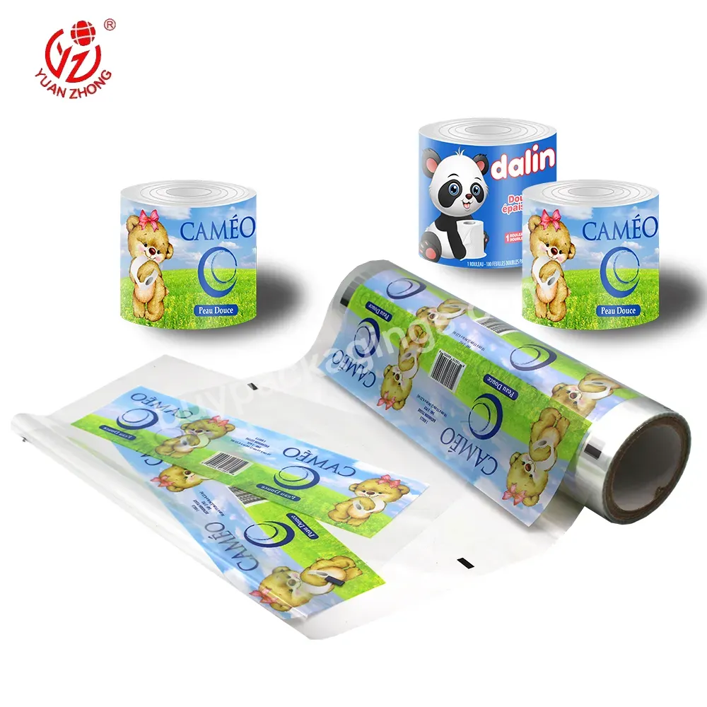 High Quality Good Price Custom Printed Toilet Paper Wrapping Material Packaging Film Spp/cpp Plastic Film Roll