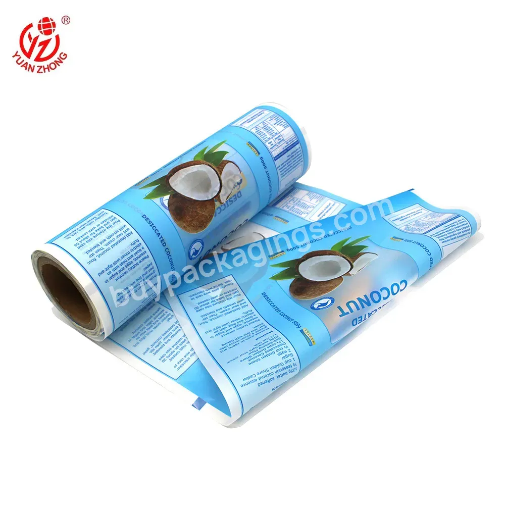 High Quality Good Price Multicolor Flexible Custom Printed Packing Roll Stock Food Packaging Film Roll For Nut/snack