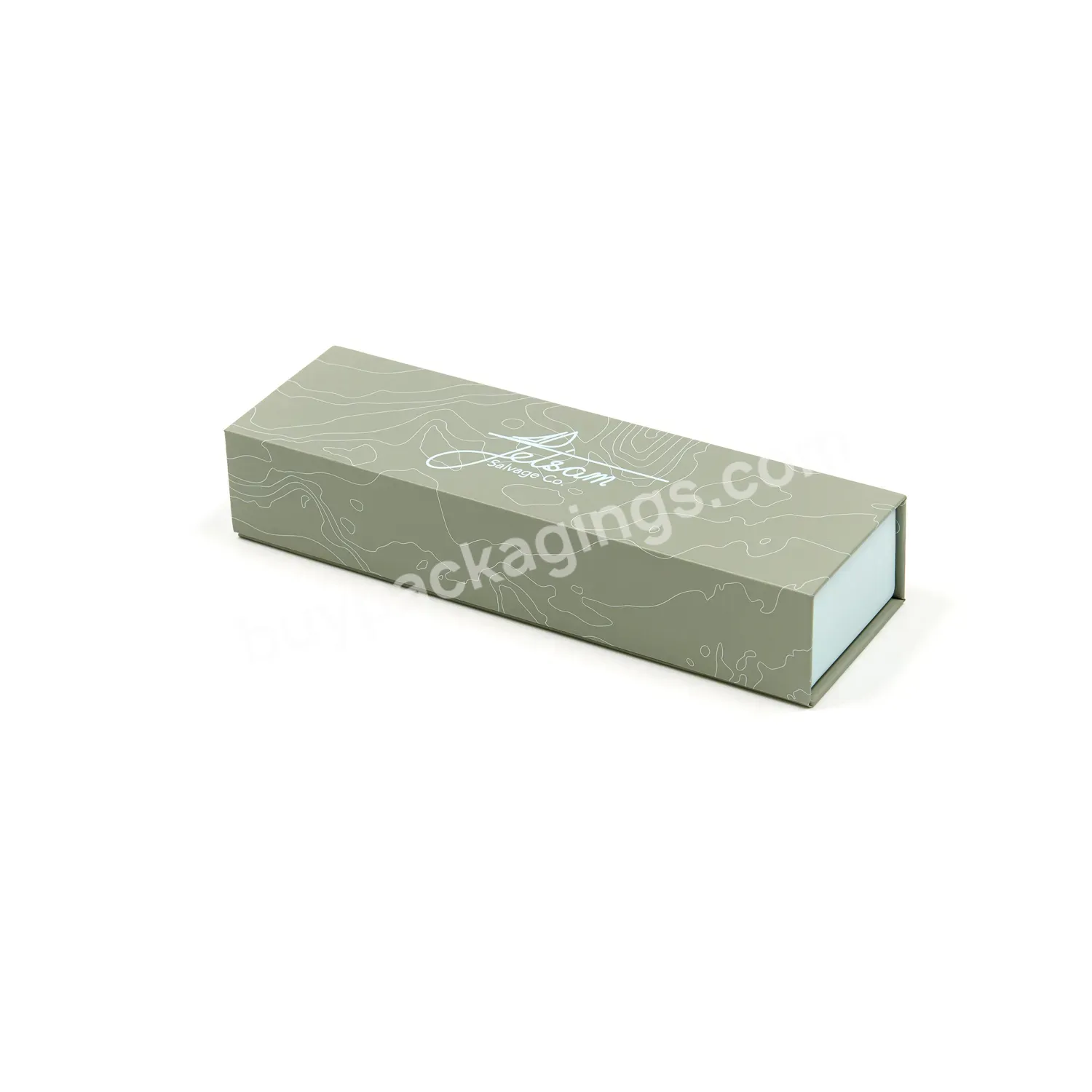 High Quality Green Magnetic Gift Box Packaging Paper Box With Custom Color Logo
