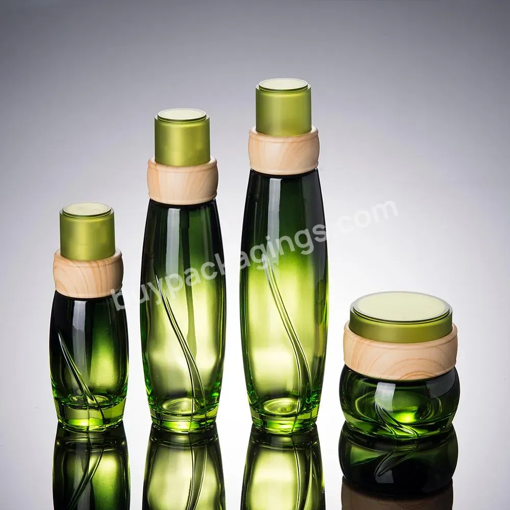 High Quality Hair Oil Bottles Packaging 40ml 100ml 120ml Luxury Glass Lotion Bottle