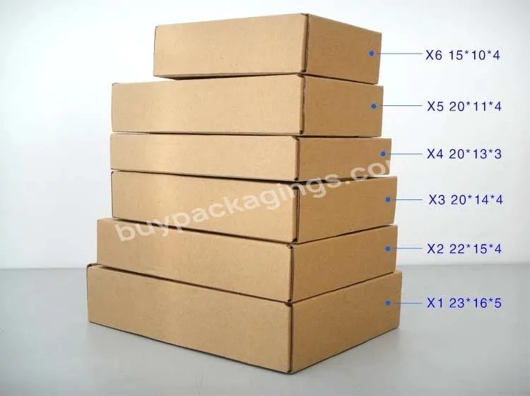 High Quality High Quantity Base Price Carton Paper Cardboard Sample Accept Mailer Box for Package