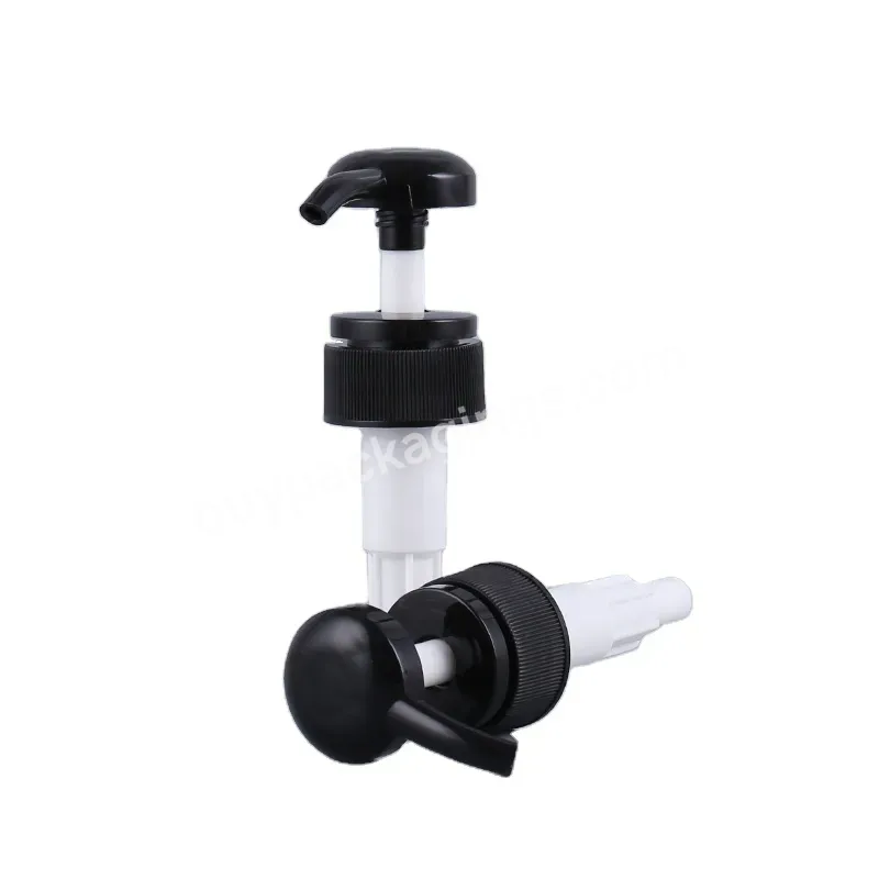 High Quality Household Portable 32 410 Plastic Screw Lock Black Hand Wash Liquid Lotion Pump