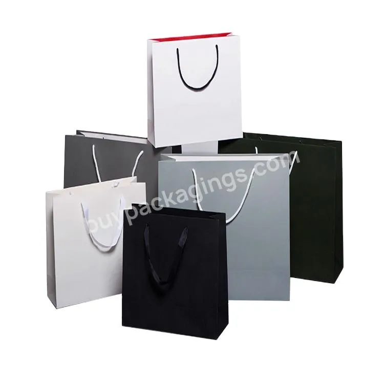High Quality Jewelry Paper Bag Handmade Grocery Bag With Logo Envelope Flat Bottom Paper Bag