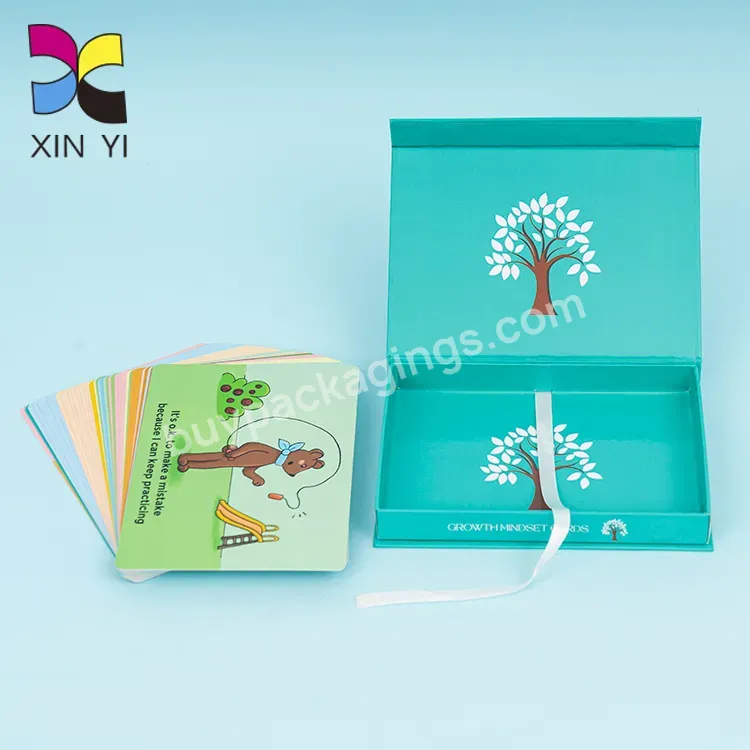 High Quality Kids Mind Flash Cards Educational Mindfulness Cards For Kids