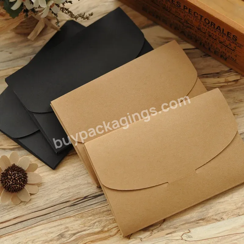 High Quality Kraft Paper Box Shape Handmade Gift Envelope