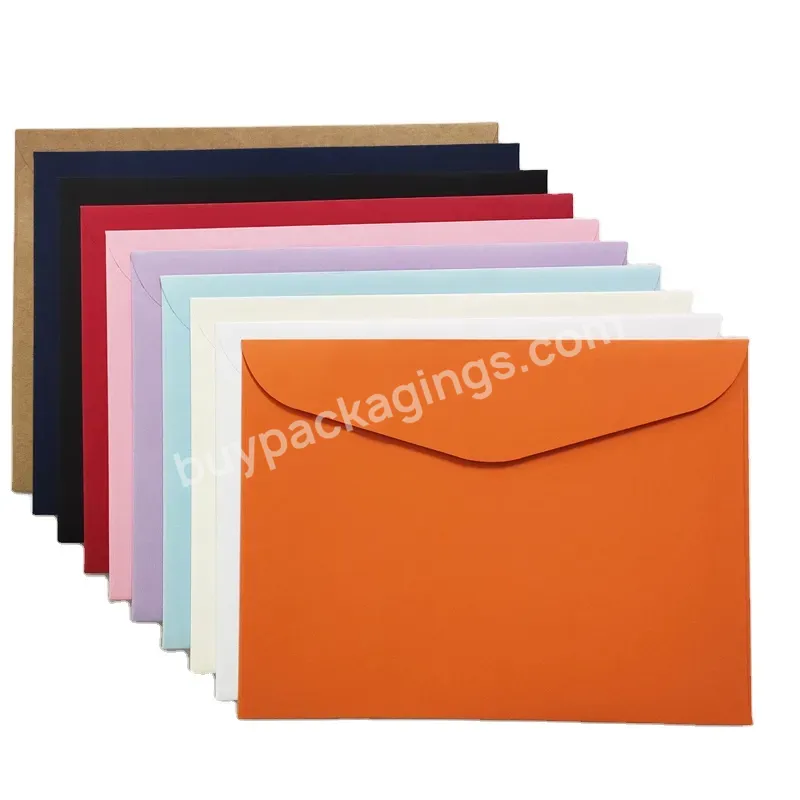 High Quality Kraft Paper Envelope Custom Classic Letter Envelope For Paper Gift Card Packaging
