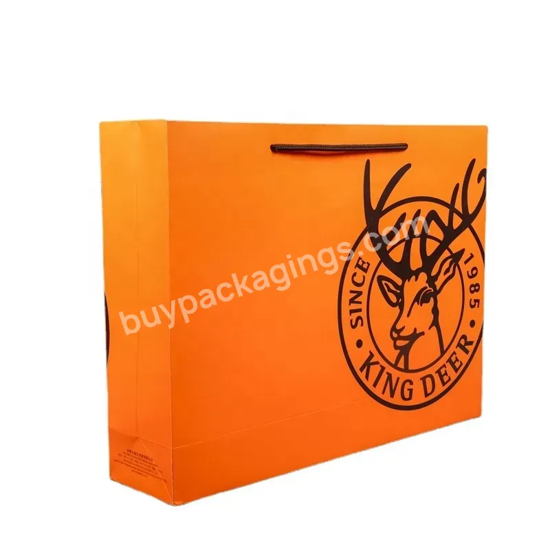 High Quality Low Price Big Paper Bag With Custom Logo Print With Your Own Logo