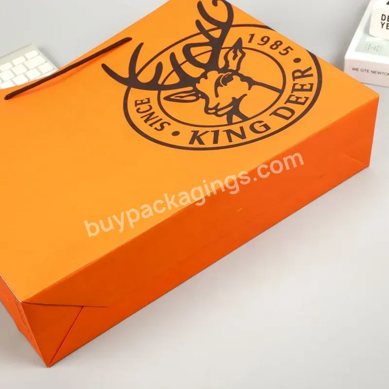 High Quality Low Price Big Paper Bag With Custom Logo Print With Your Own Logo