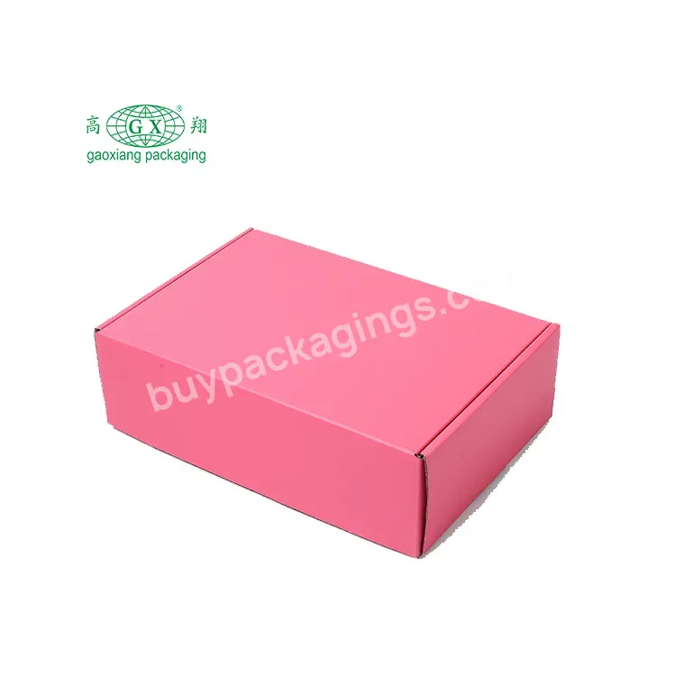 High Quality Luxury Apparel Packaging Carton Shipping Corrugated Box Customized Colored Mailer Boxes For Lingerie T-shirts