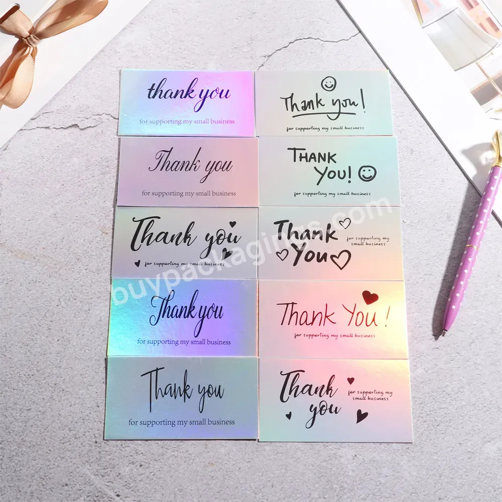 High Quality Luxury Handmade Decoration Thank You Card Birthday Greeting Card Design Logo