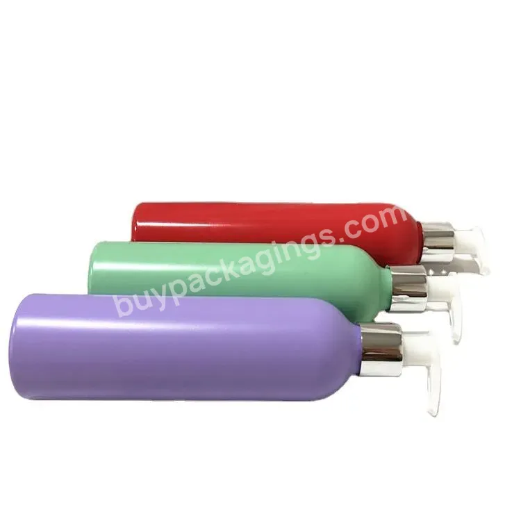 High Quality Luxury Purple Color 50ml 100ml 200ml Metal Aluminium Bottle For Cosmetic Packaging