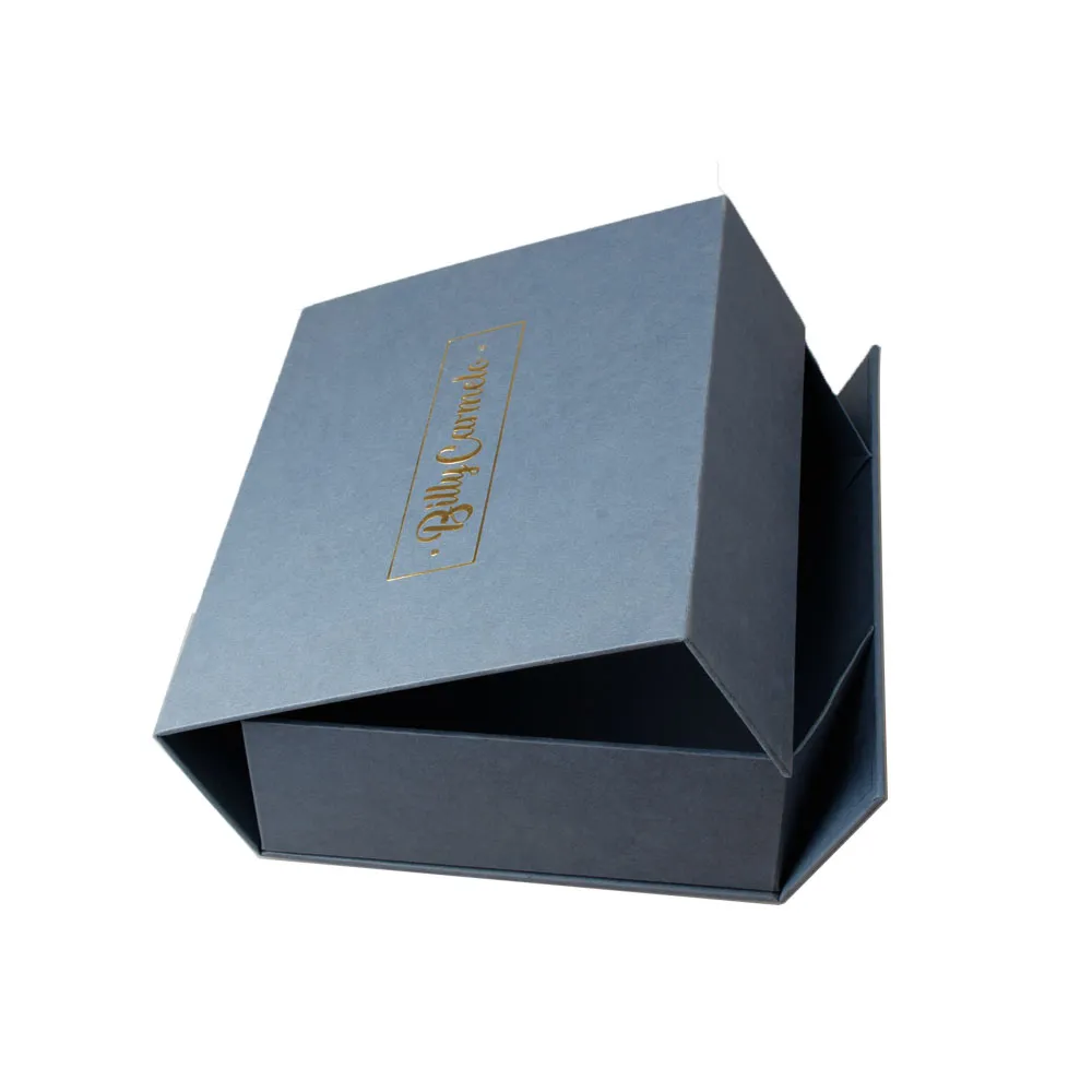 High quality luxury recycle Folding with magnetic cardboard clothes packaging paper box gift custom boxes