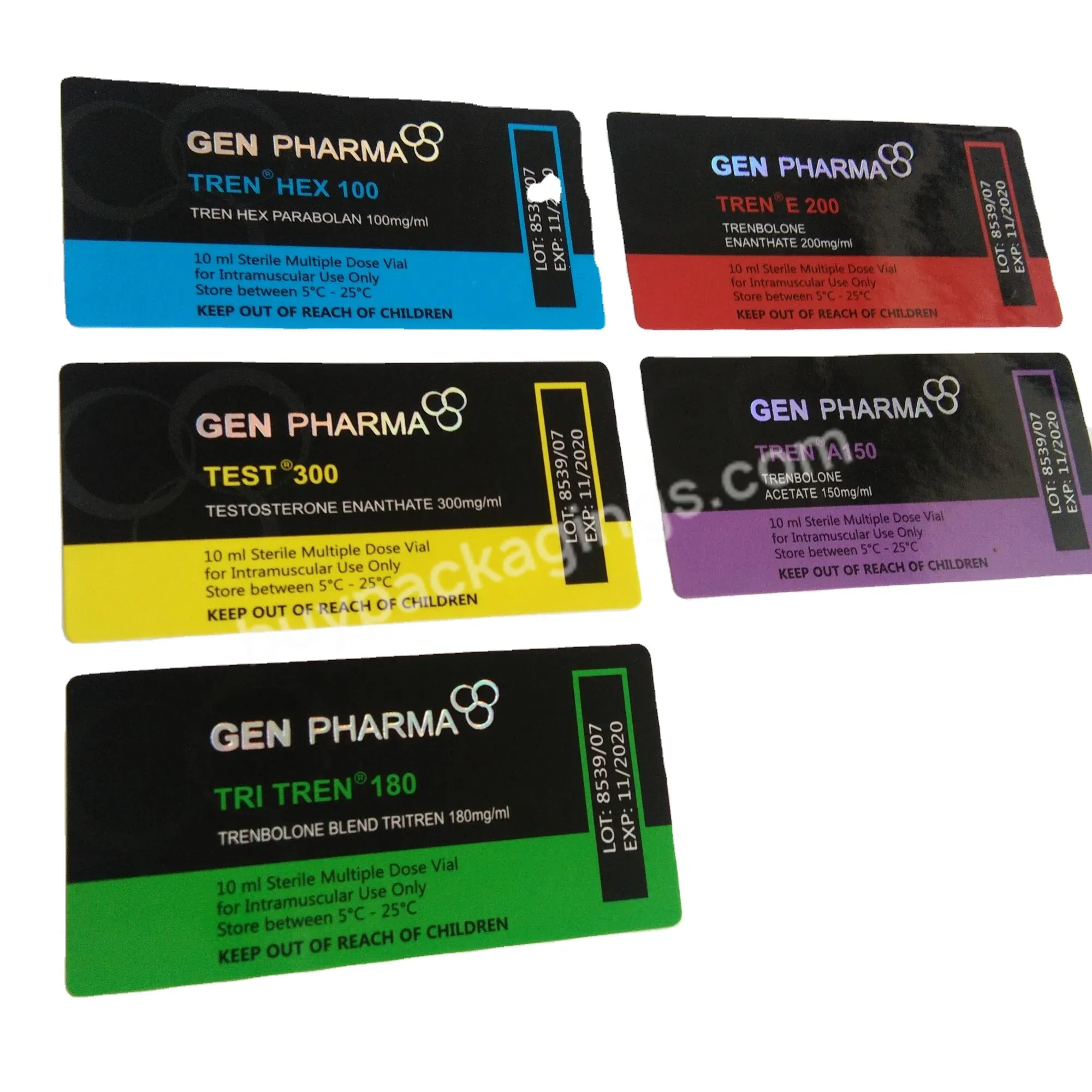 High Quality Machine Grade Pharmaceutica Vial Labels With High Performance