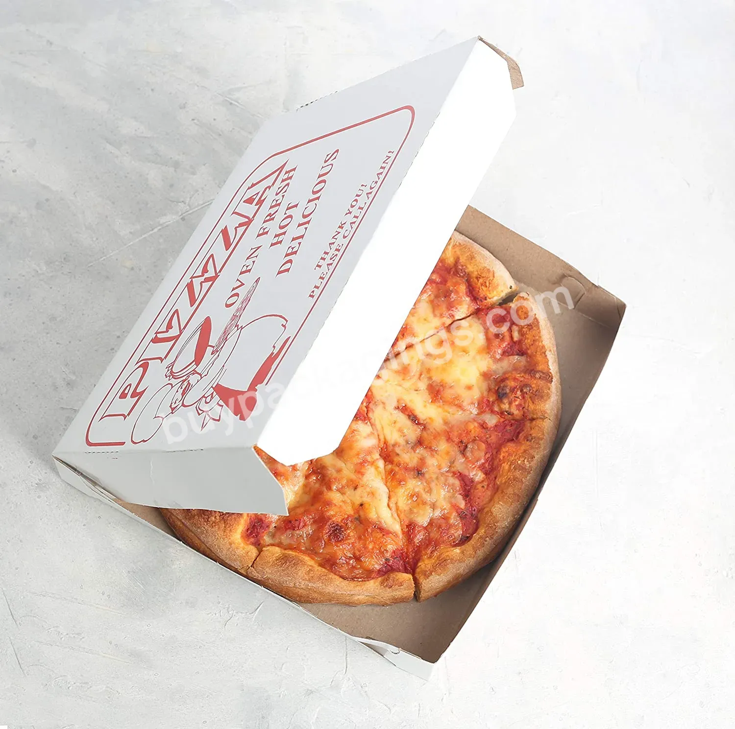 High Quality Manufacturer Custom Printed Pizza Box China Wholesale Pizza Paper Packing Box